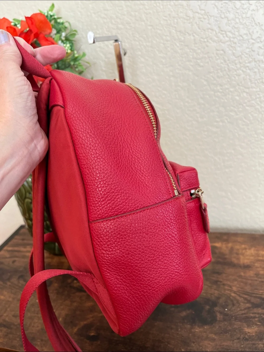 Coach F38263 Mini Charlie Backpack bright red - Picture 7 of 14